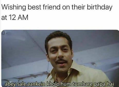 Funny Birthday Wish