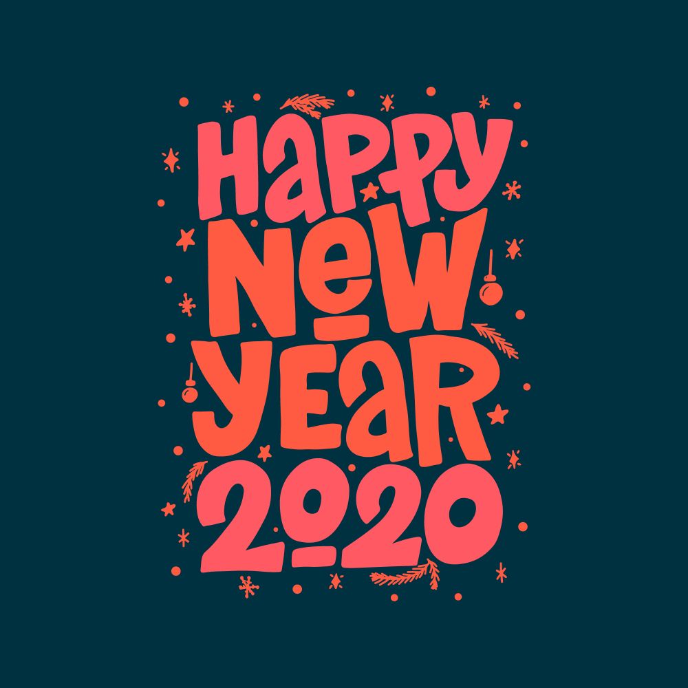 Happy new year 2020 image