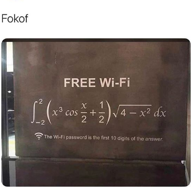 Funny Free wifi password