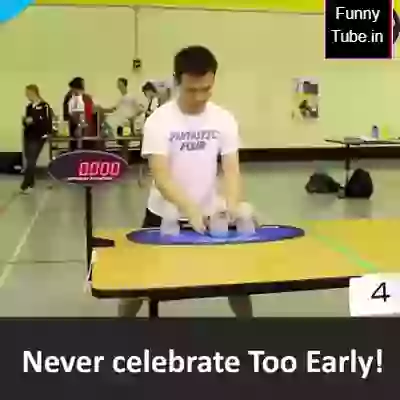 Never Celebrate Too Early Sports Video