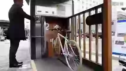 Next Level Underground bike parking system in Japan