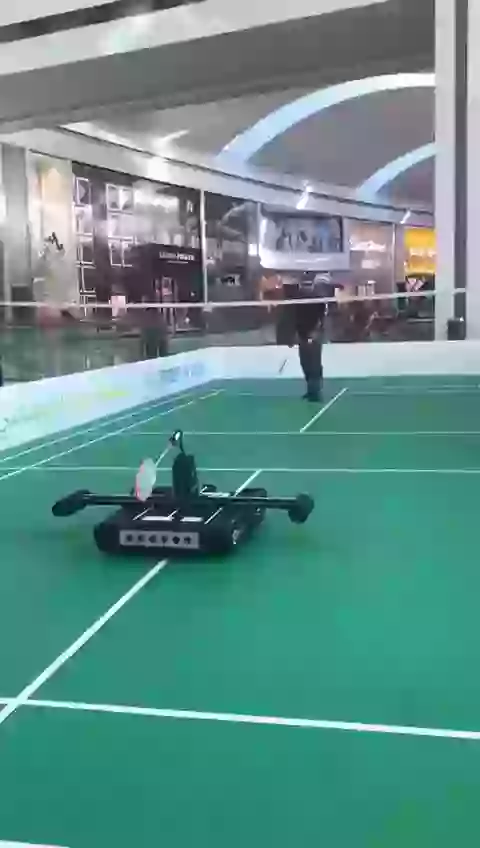 Watch This Amazing Badminton Robot