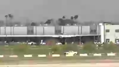 Plane Landed Without Wheels