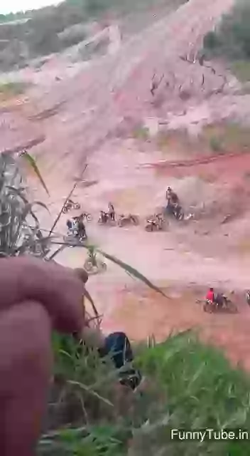 Dirt Bike Stunt Group Hangout