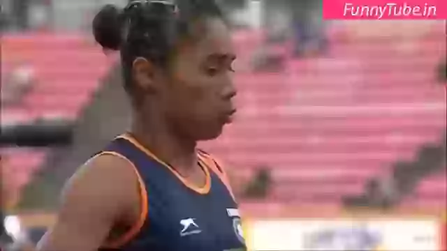 Hima Das Wining The Race Indians are Proud